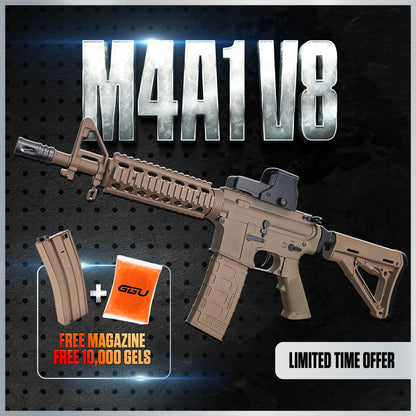 M4A1 V8 - Tan Gel Blaster (+ Free Magazine & Gels)