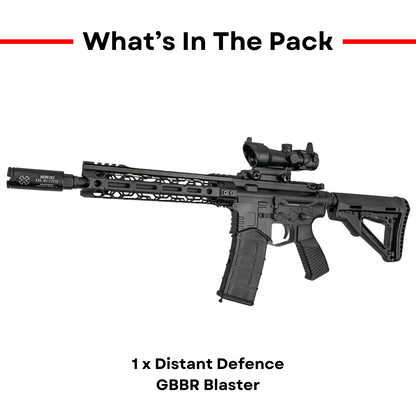 "Distant Defence" GBBR MK18 Custom Gas Blow Back Rifle - Gel Blaster