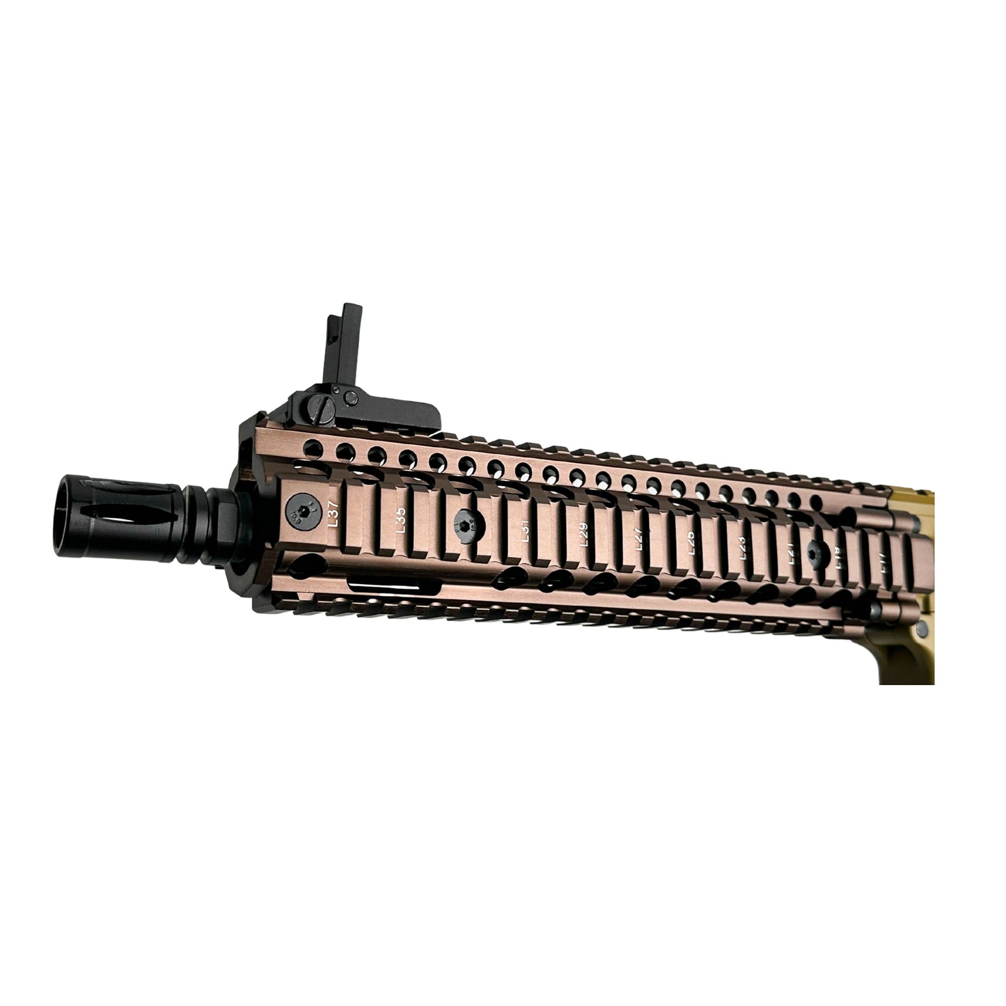 Golden Eagle MK18 GBBR TAN  MOD1 Daniel Defence Marksman MC6593MT-T Gas Blow Back Rifle - Gel Blaster