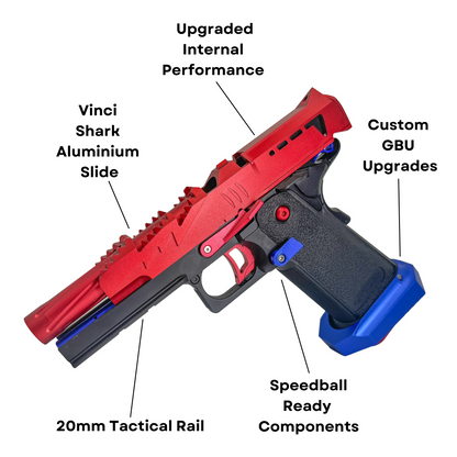 "Sharknado" Competition Custom Hi-Capa - Gel Blaster (Metal)