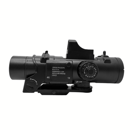 Universal Mock Elcan Zoom + Red Dot Sight