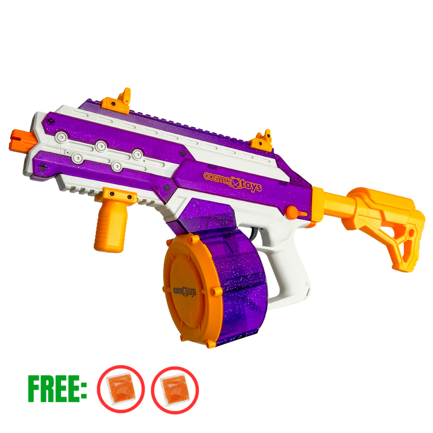 CosmoX Sirius Sci-Fi Rifle - Gel Blaster (Purple)