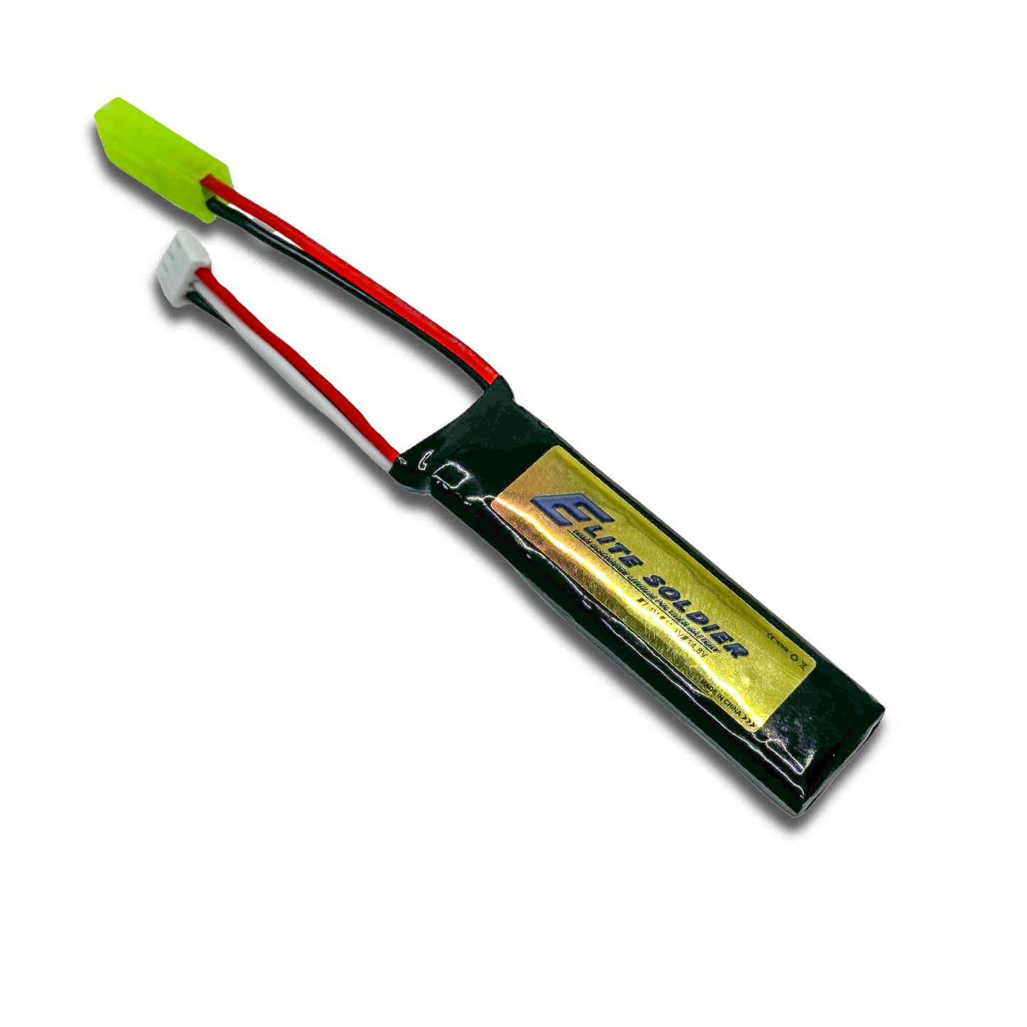 Elite Soldier 7.4V High Discharge 1800mAh 30c Battery Short Cell (Mini Tamiya)