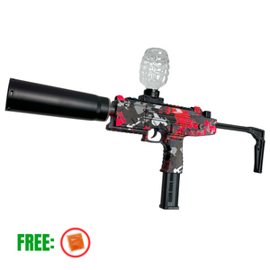 Kids Electric Flash MP9 SMG - Gel Blaster (Red)