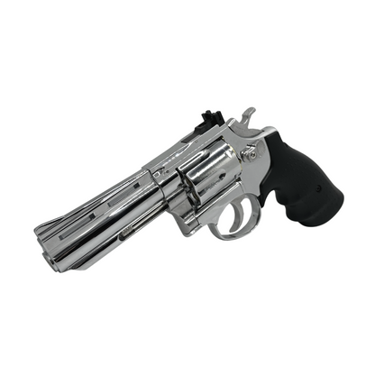 Chrome Bullnose .357 Green Gas Revolver - Gel Blaster