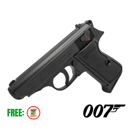 007 PPK Metal Manual Pistol - Gel Blaster