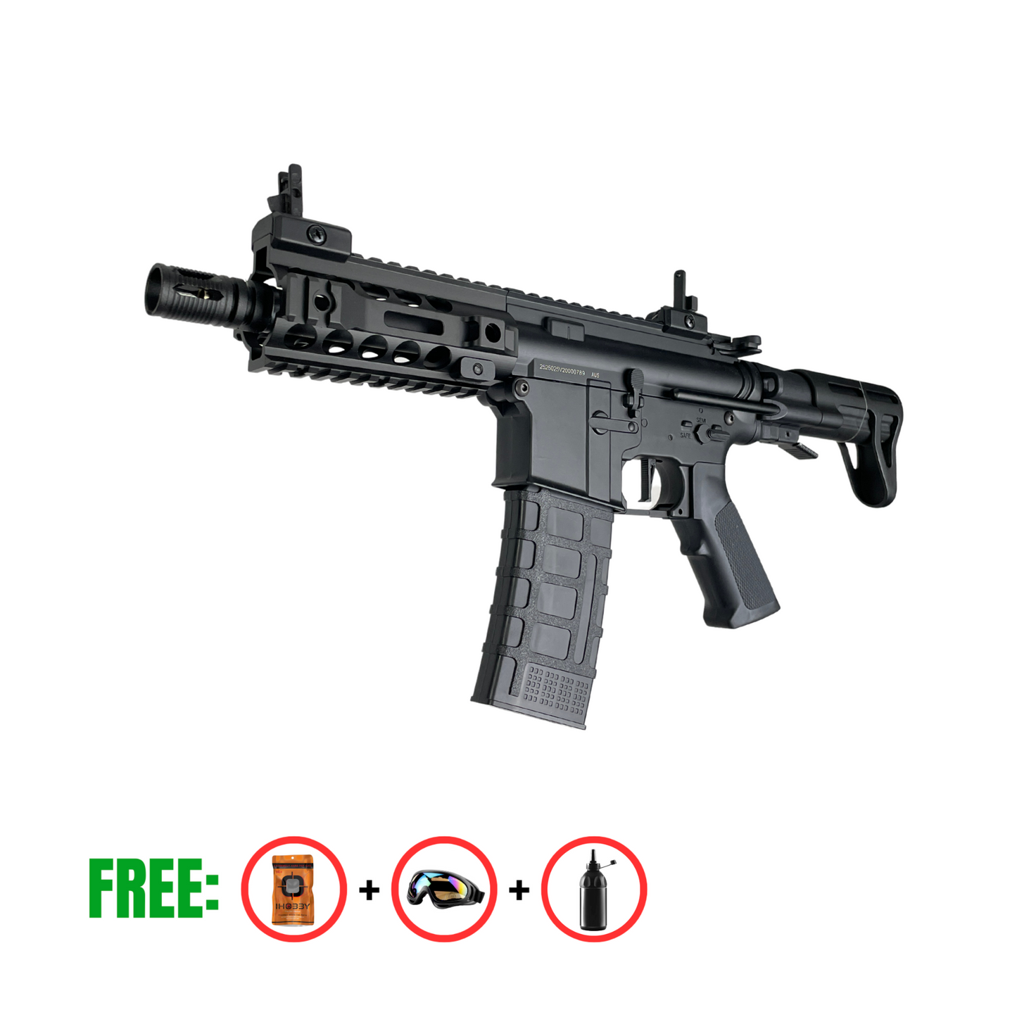 WELLS M406 CQB - (Metal) Gel Blaster