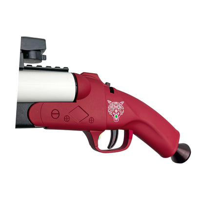 Red Kids Double Barrel Action Shotgun - Foam Dart Blaster (Red)