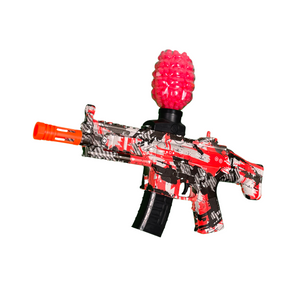 Kids Electric Scar Hopper Fed Rifle (Red)  - Gel Blaster