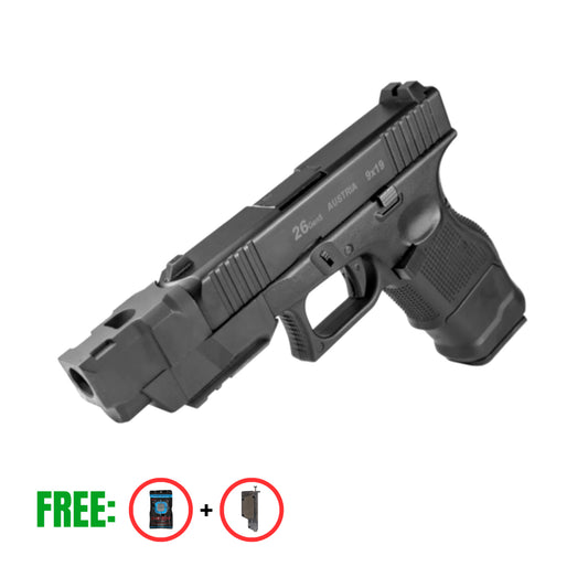 Double Bell G26 Advance Green Gas Blowback Pistol - Gel Blaster