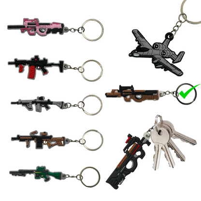 Assorted Rubber Key Ring's