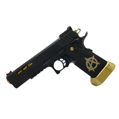 Custom Anarchy Gold Switch G/E Hi-Capa 5.1 Gas Pistol - Gel Blaster