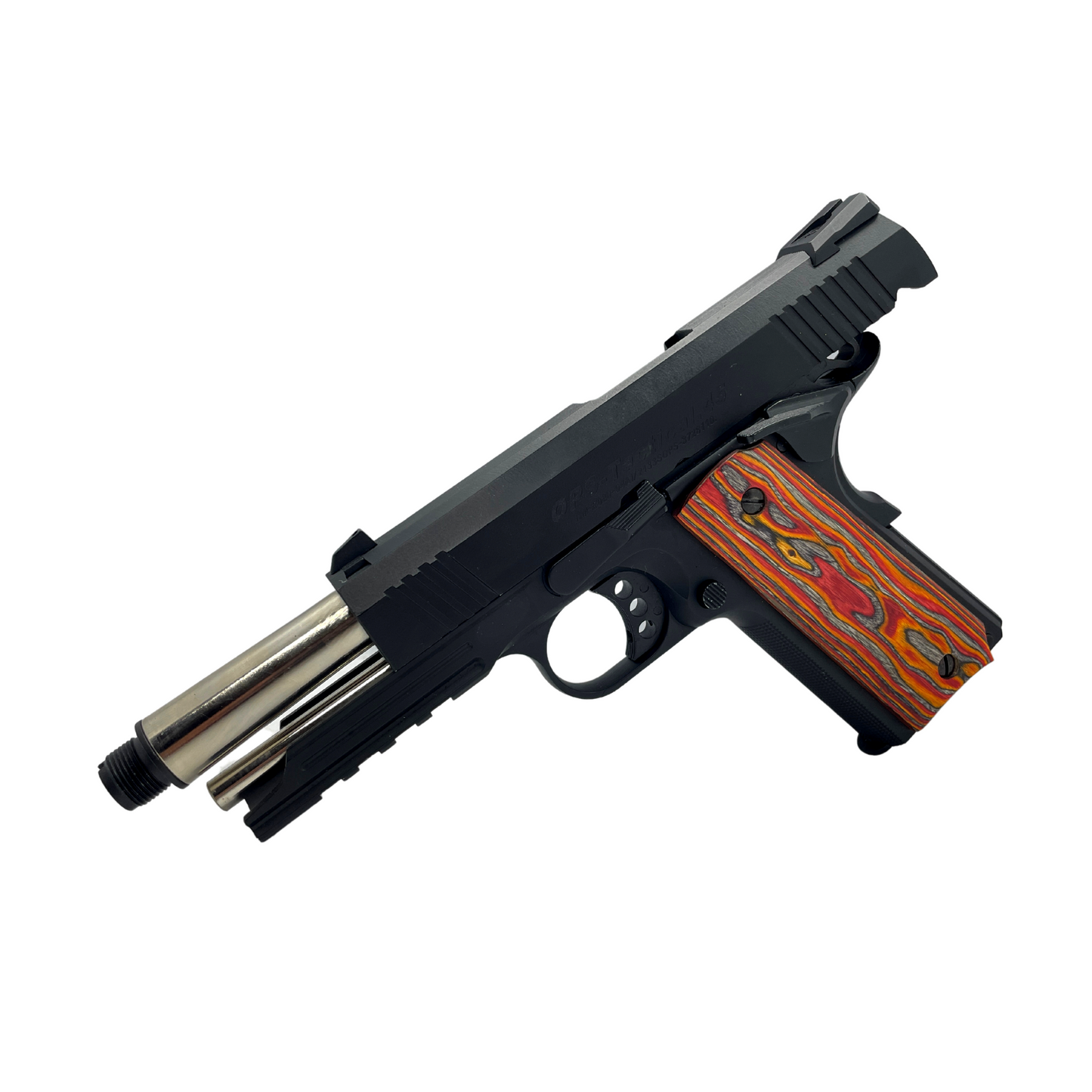 "Mosaic Wood" 4.3 1911 Pistol Green Gas- Gel Blaster