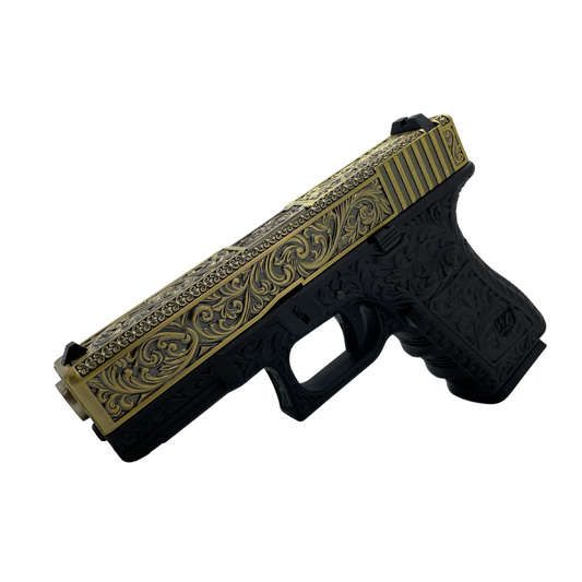 "Cartel" WE Tech G19 Metal Gas Blowback Pistol - Gel Blaster