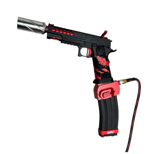 "Royal Red" Custom Competition Hi-Capa Gas Pistol HPA Kit- Gel Blaster