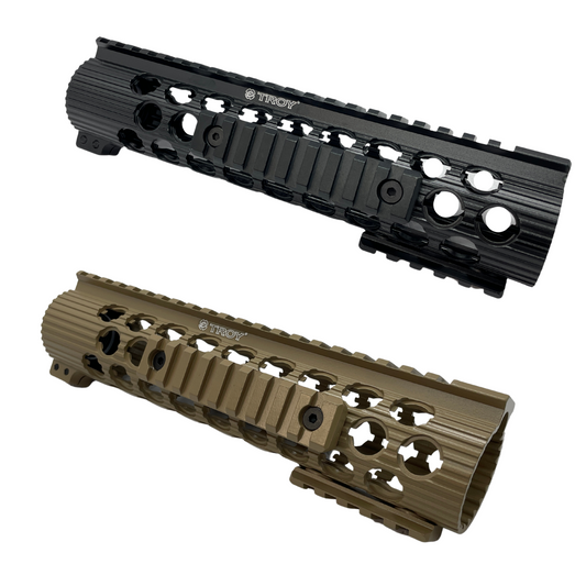 9" Troy Quad Rail Metal Handguard