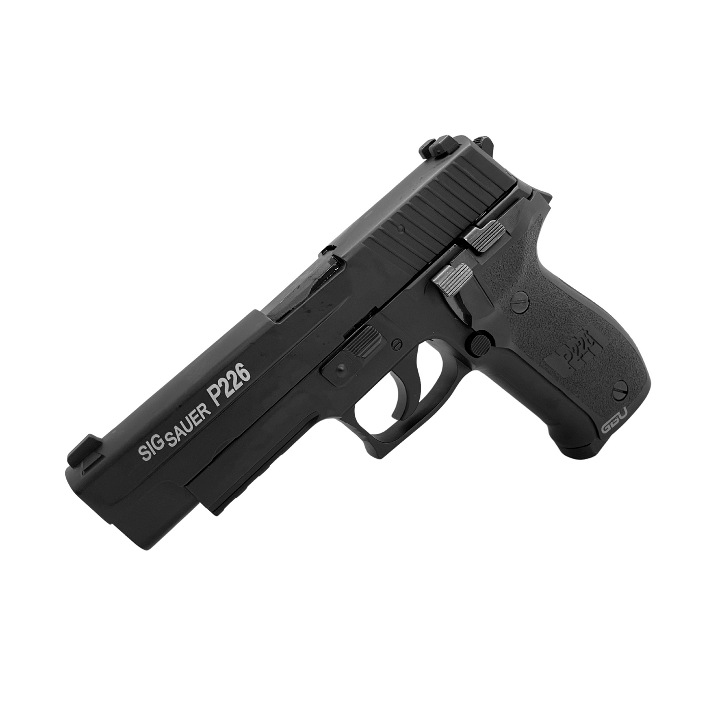 P226 SIG SAUER Double Bell Metal Green Gas Blowback Pistol - Gel Blaster