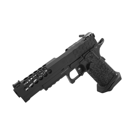 "Pitch Black" 5.1 Custom Competition Hi-Capa GBU Pistol - Gel Blaster