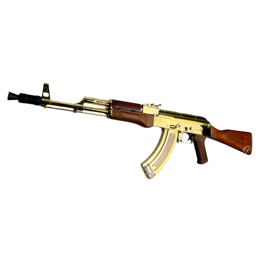 Double Bell Gold AK47 Metal/ Wood - Gel Blaster