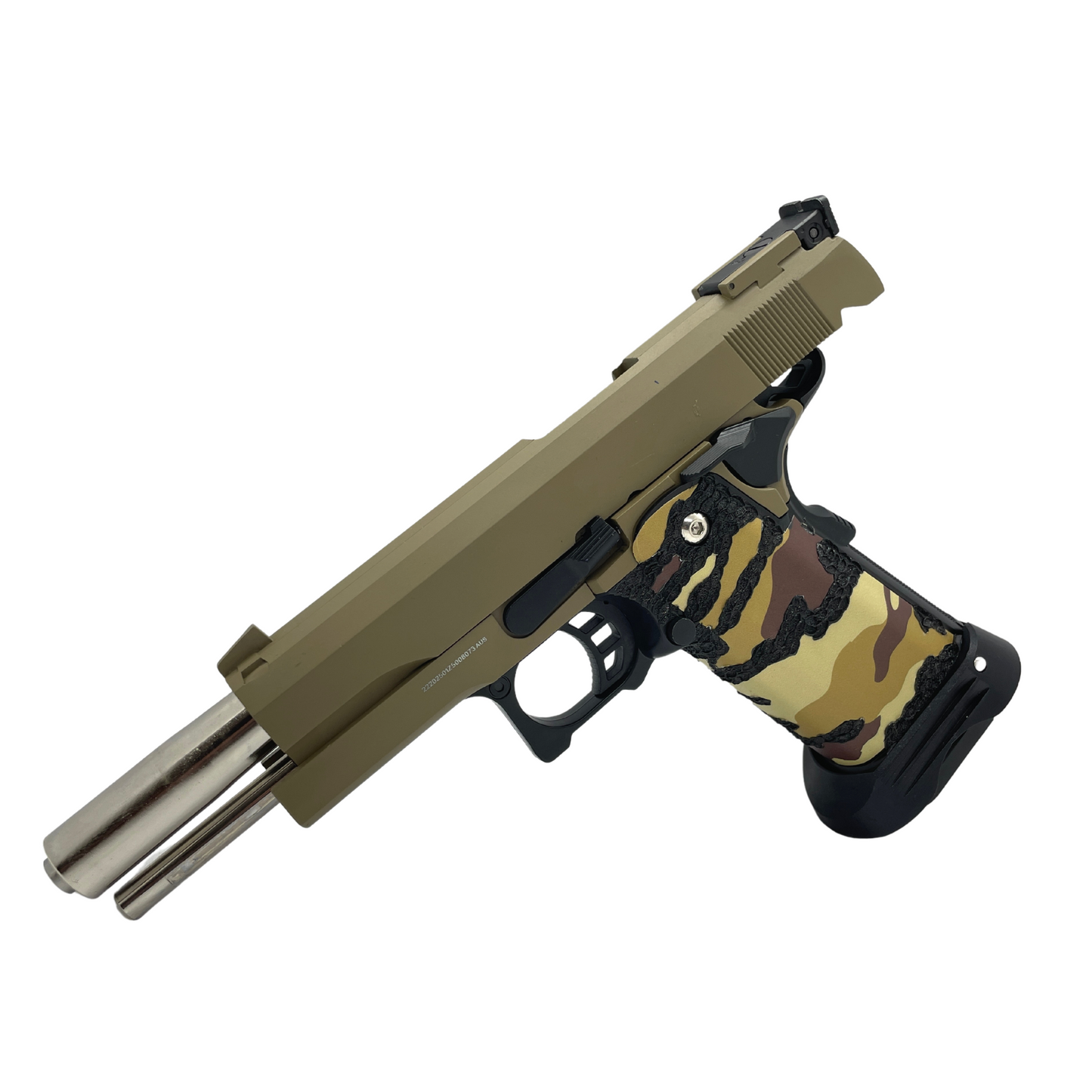 "Desert Camo" 5.1 GBU Custom Pistol - (Gel Blaster)