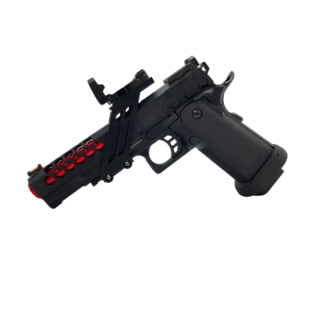 "Hawk" G/E 3399 Hi-Capa Hex Gas Pistol - Gel Blaster