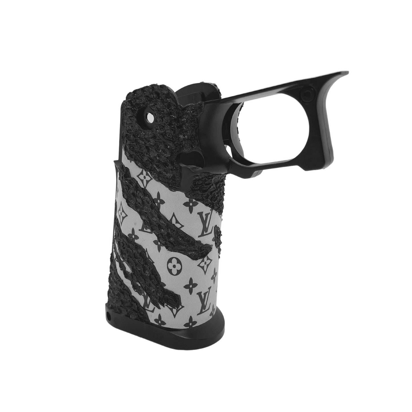 "Dark LV" GBU Custom Stippled Hi-Capa Grip (1 of 1)