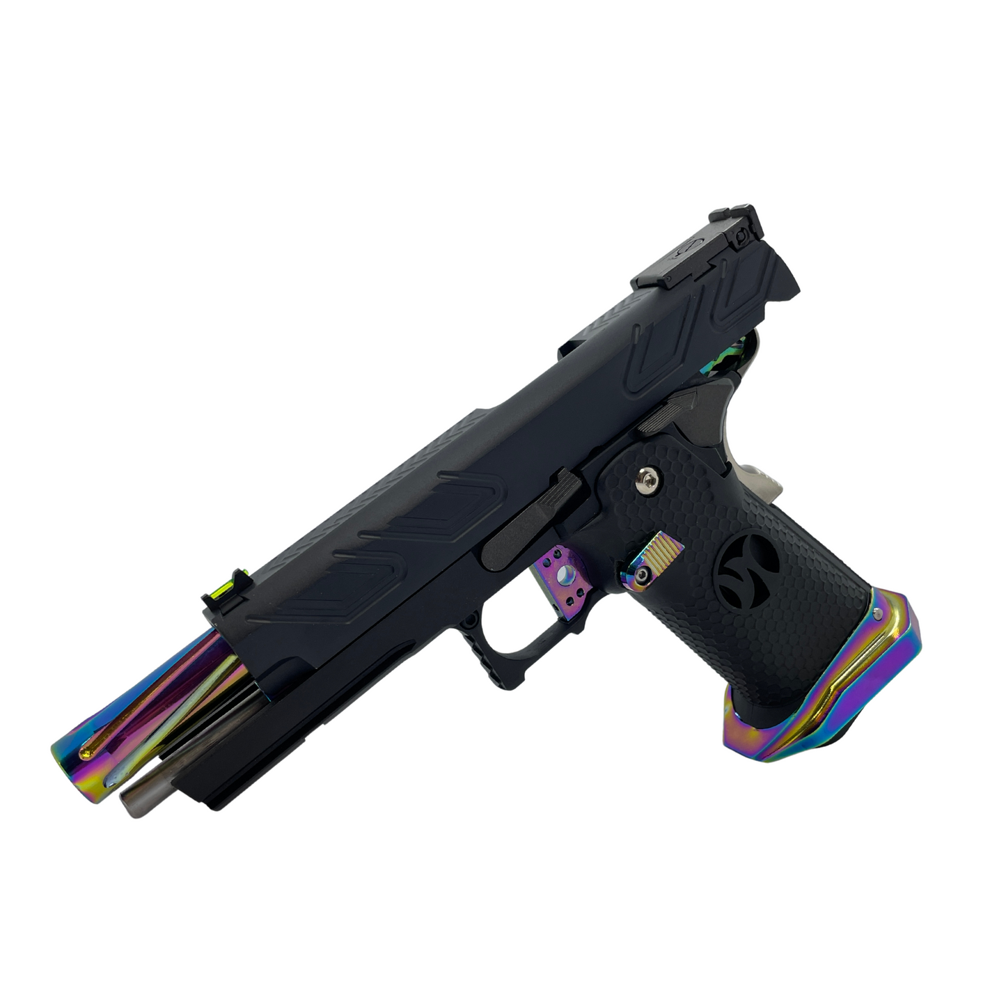 "Rainbow Trip" Custom GBU Pistol - Gel Blaster