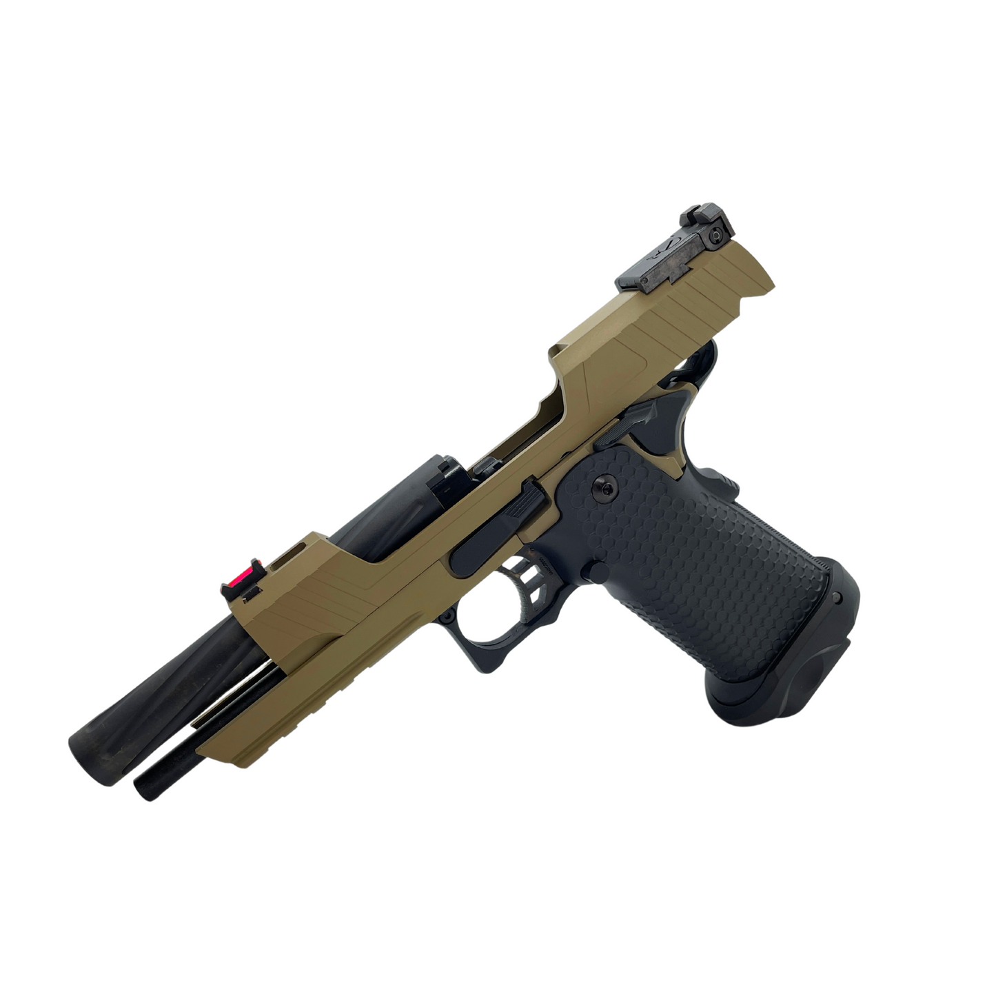 Tan G/E 3401 Cut-Out Hi-Capa 5.1 Gas Pistol - Gel Blaster