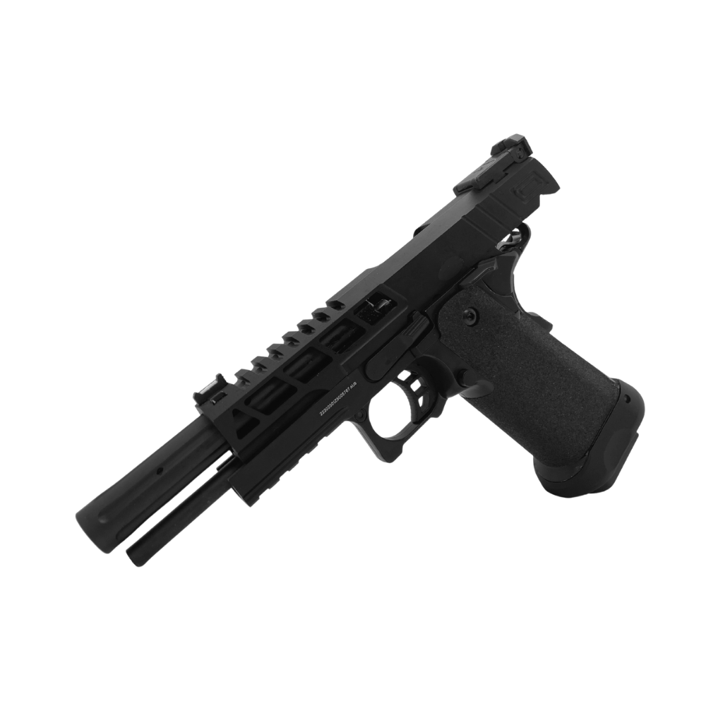 Black Custom CowCow G/E Hi-Capa 5.1 Gas Pistol - Gel Blaster