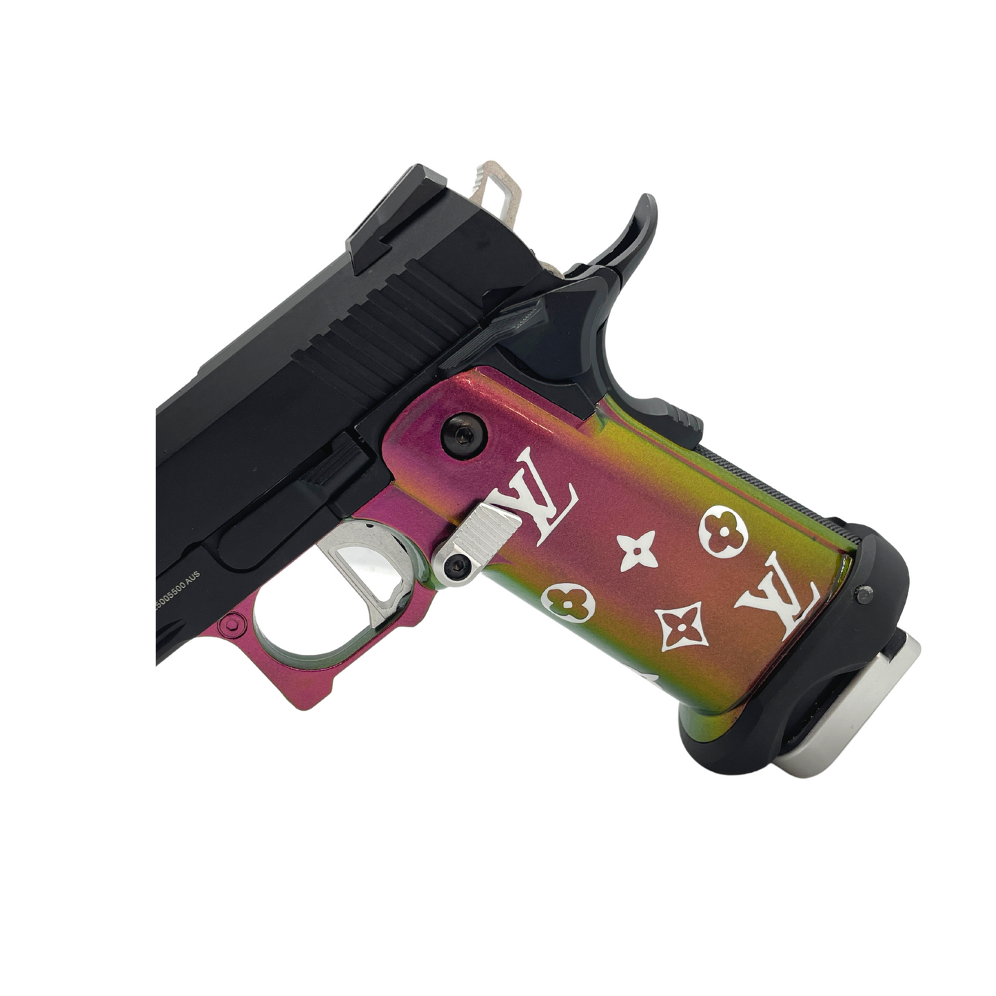 1 of 1 "LV Petite" Custom GBU Hi-Capa 4.3 Gas Pistol - Gel Blaster