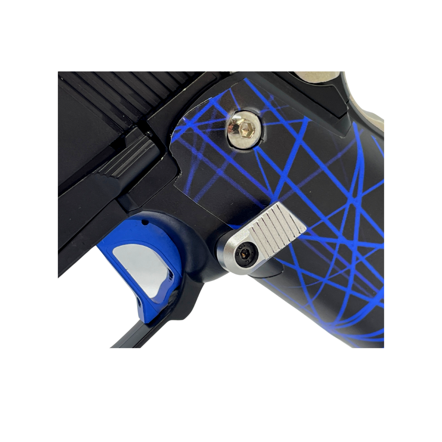 "Blue Blitz" Custom GBU 5.1 Hi-Capa Pistol - Gel Blaster