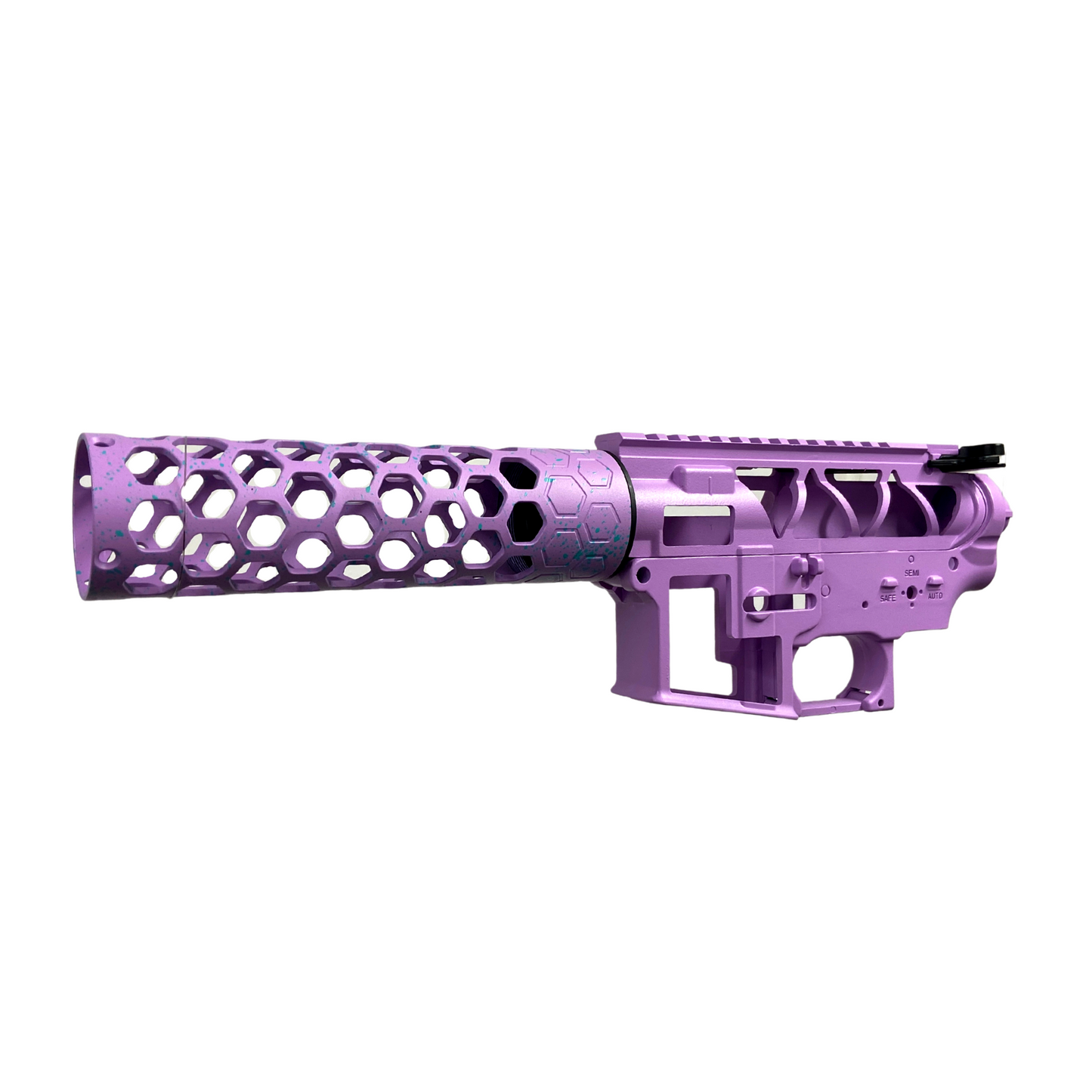 Custom Painted CNC V2 Receiver Kit "PINK" for Gel Blaster