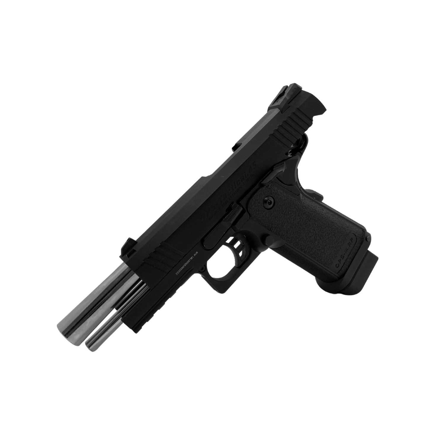 Custom Blacked Out G/E 3303B 4.3 OPS Tactical Gas Pistol - Gel Blaster