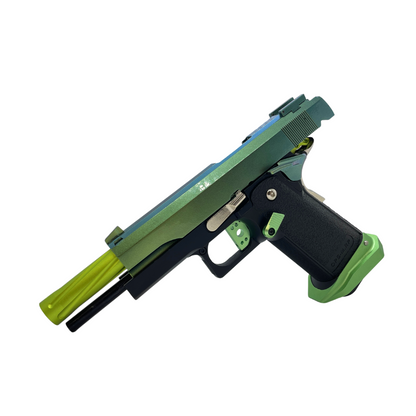 "Gremlin" 1 of 1 Colourshift Custom GBU 5.1 Hi-Capa Pistol - Gel Blaster