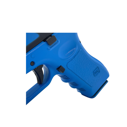 Double Bell (Blue) Training G17 Metal Green Gas Blowback Pistol - Gel Blaster