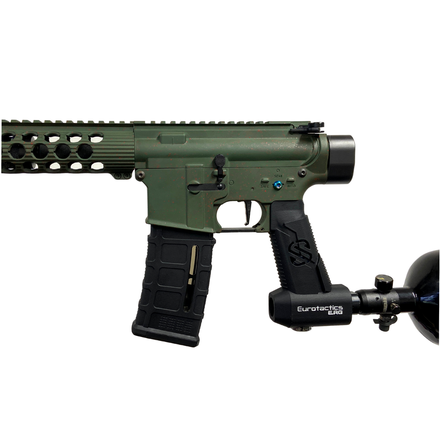 Custom Army Green GBU & STIG HPA - Gel Blaster (1 of 1) (Green)