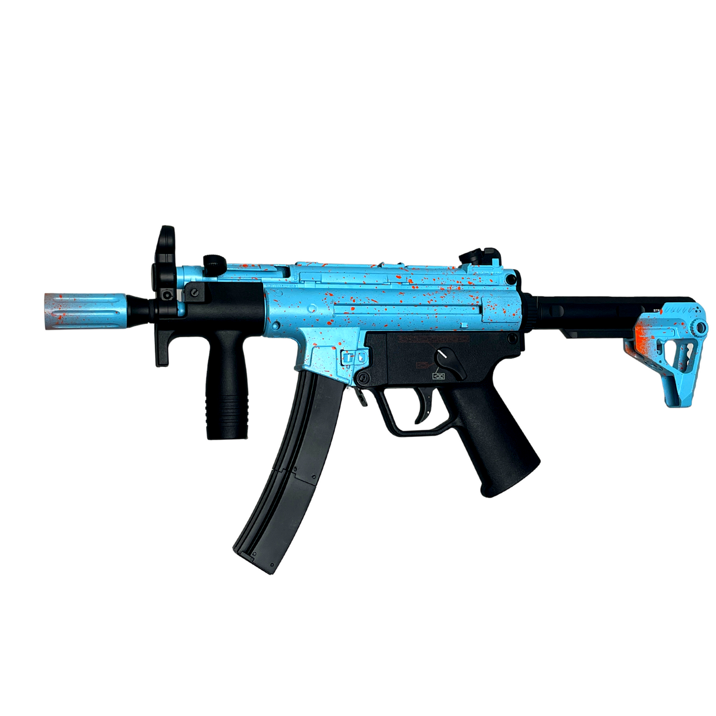 "Baby Blue" Green Gas MP5K - Gel Blaster