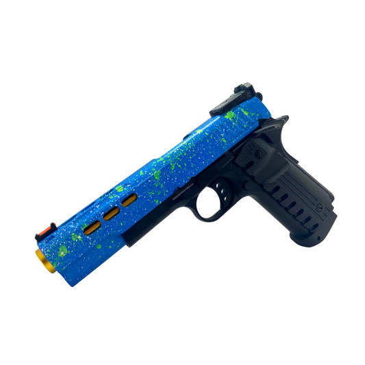 Blues Clues Painted G/E 3368 Hi-Capa 5.1 Gas Pistol - Gel Blaster