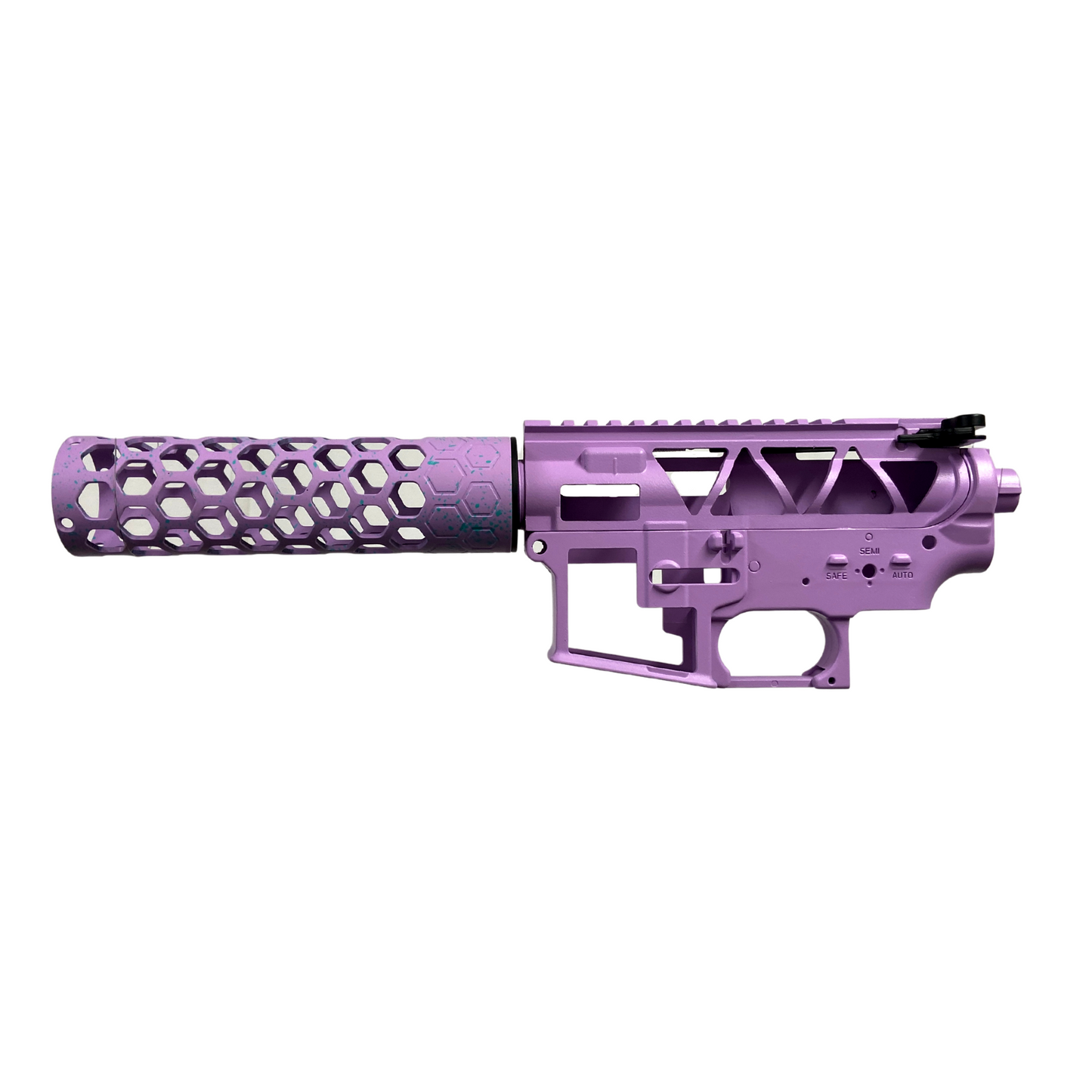 Custom Painted CNC V2 Receiver Kit "PINK" for Gel Blaster