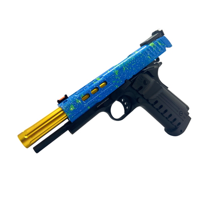 Blues Clues Painted G/E 3368 Hi-Capa 5.1 Gas Pistol - Gel Blaster