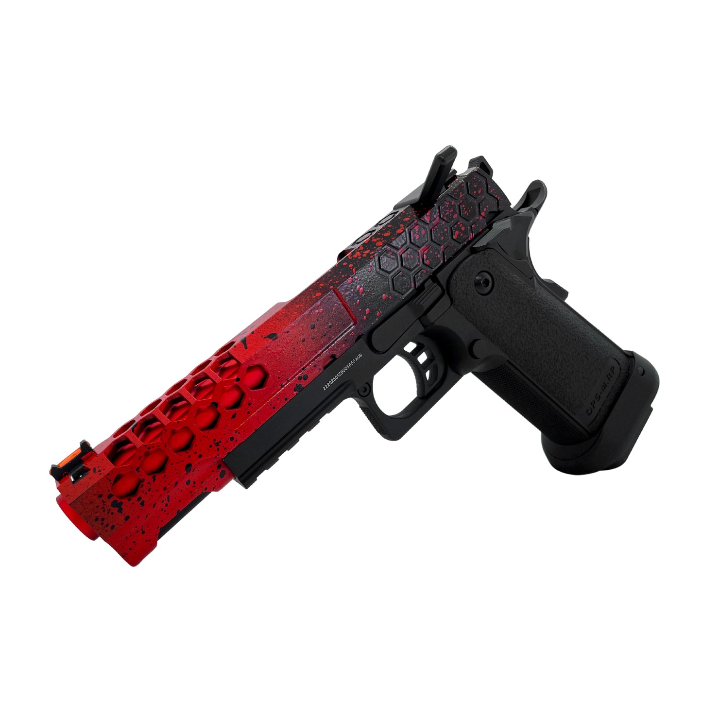 Custom "Molten" G/E Hi-Capa Gas Pistol - Gel Blaster