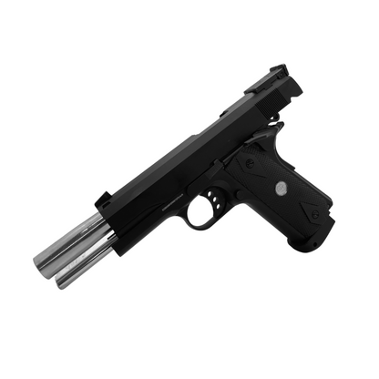 Blacked Out Classic Colt 1911 G/E 5.1 Gas Pistol - Gel Blaster