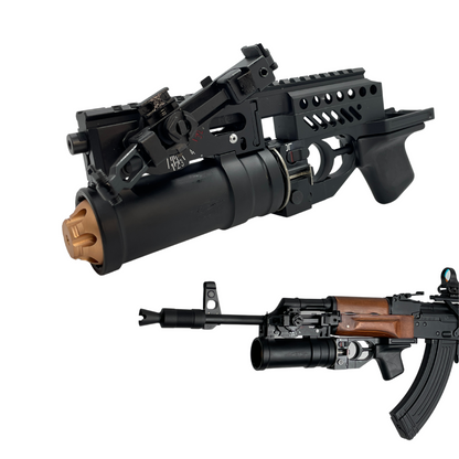 Howitzers Green Gas Metal Under Barrel AK47 Grenade Launcher