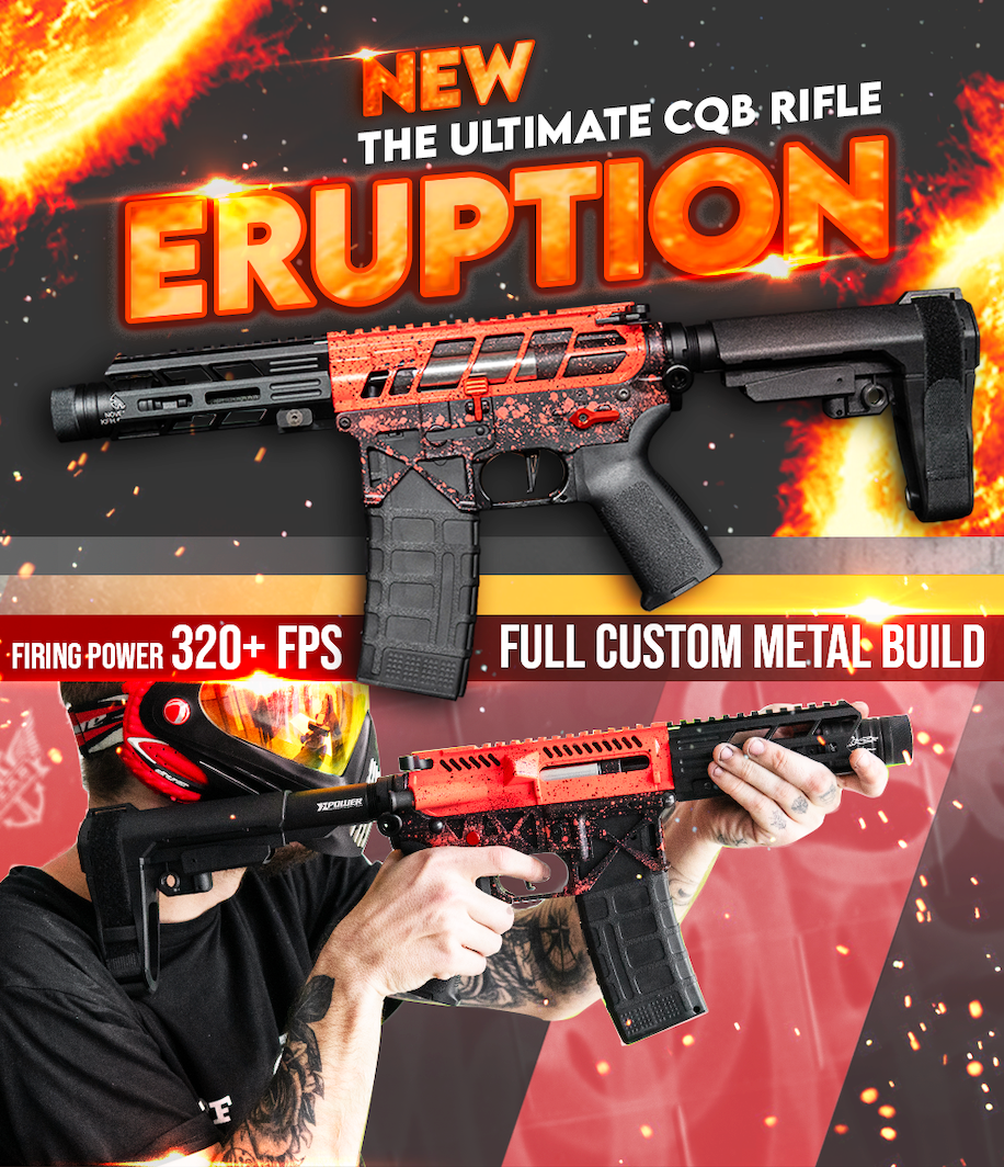 "Eruption" GBU Custom - Gel Blaster (Metal)